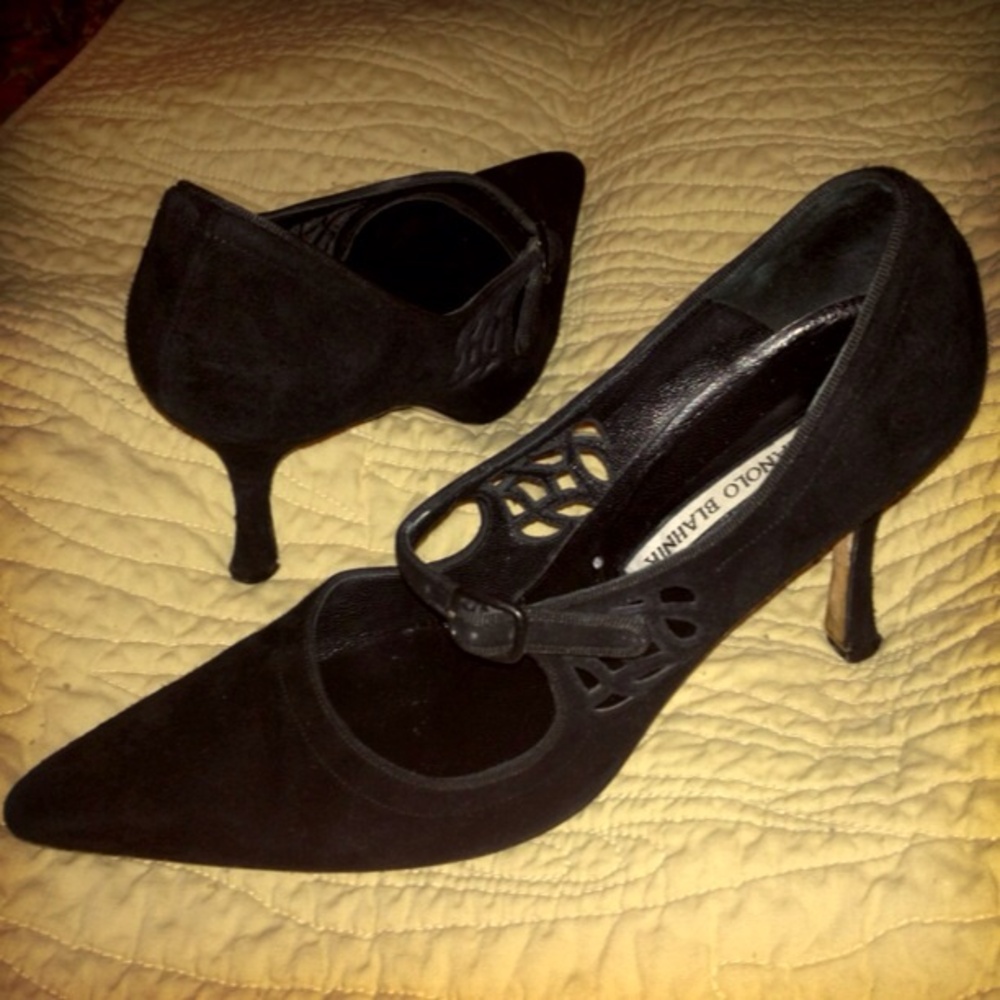 Manolo Blahnik Black Heels